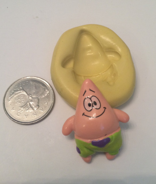 Patrick Sponge Bob Silicone Mold